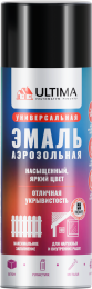 Эмаль универсальная ULTIMA 520мл, черный глянцевый, RAL 9005